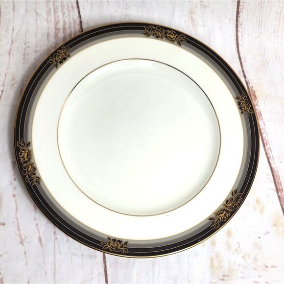 Vintage Noritake Bone China Spell Binder #9733 Gold Trim Salad Dish – Elegant - Picture 1 of 11